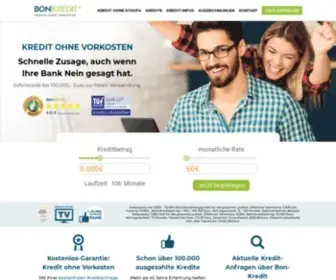 Bon-Kredit.de(Kredite ohne Vorkosten mit Bon) Screenshot