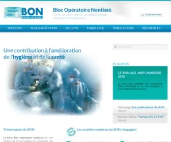 Bon-Nontisse.org(Bloc Opératoire Nontissé) Screenshot