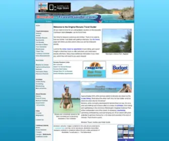 Bonaire-Travelguide.com(Bonaire Hotels) Screenshot