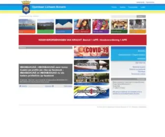 Bonairegov.com(Openbaar Lichaam Bonaire) Screenshot