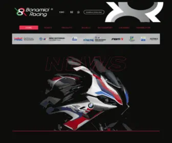 Bonamiciracing.it(High Quality Accessories for Motorcycles) Screenshot