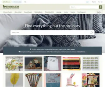 Bonanza.com(Find everything but the ordinary) Screenshot