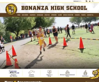 Bonanzabengals.org(Bonanza High School) Screenshot