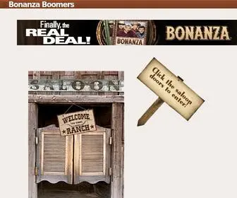 Bonanzaboomers.com(Bonanza Boomers) Screenshot