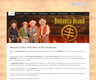 Bonanzabrand.info(Our Little Piece of the Ponderosa) Screenshot