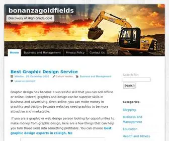 Bonanzagoldfields.com(Discovery of High Grade Gold) Screenshot