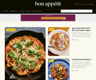 Bonappetit.com(Bon Appétit) Screenshot