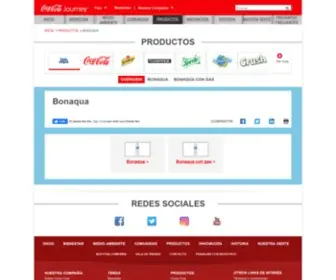 Bonaqua.com.ar(Coca-Cola Argentina) Screenshot