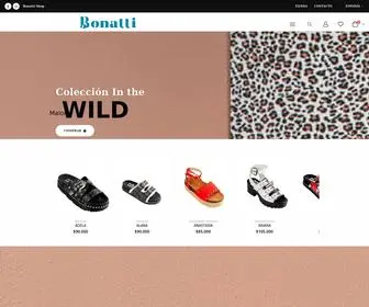 Bonatticolombia.com(Tienda Virtual Calzado Bonatti) Screenshot