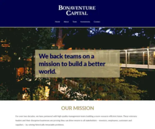 Bonaventurecapital.net(Bonaventure Capital) Screenshot