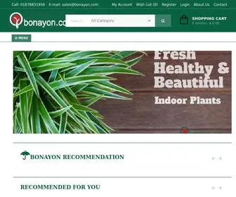 Bonayon.com(Shop online Outdoor Indoor Plants) Screenshot