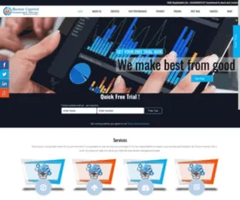 Bonazcapital.com(Indore Based Stock Market Investment Firm Bonaz Capital) Screenshot