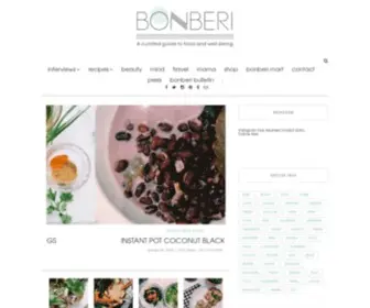Bonberi.com(A Curated Guide to Food and Well) Screenshot