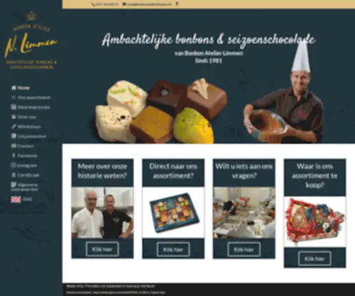 Bonbonatelierlimmen.nl(Bonbon Atelier Limmen) Screenshot