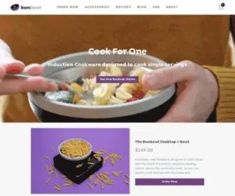 Bonbowl.com(Induction Cooktop and Cookware to Cook For One) Screenshot