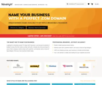 Bond-Branding.com(Find a business name with a perfect .com domain) Screenshot