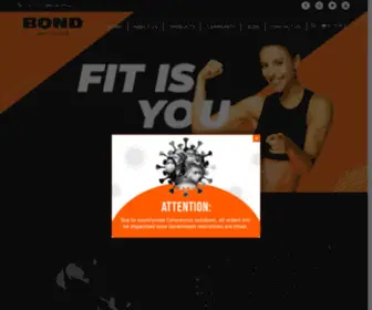 Bond-Fitness.com(WAY TO FITNESS) Screenshot