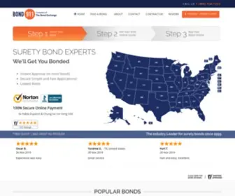 Bond911.com(Instant Surety Bonds now from Bond 911) Screenshot