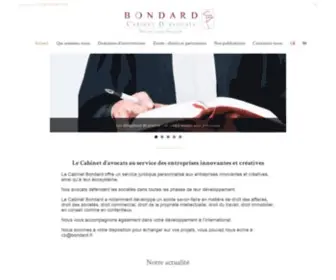 Bondard.fr(Cabinet Bondard) Screenshot