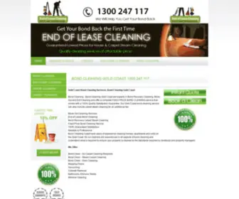 Bondcleaninggoldcoast.com.au(Bond Cleaning Gold Coast) Screenshot