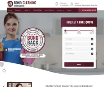 Bondcleaninginbrisbane.com.au(Bond Cleaning Brisbane) Screenshot