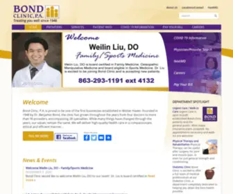 Bondclinic.com(Bond Clinic) Screenshot