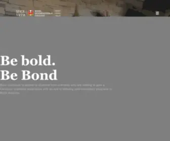 Bondcollege.cn(Bond International College) Screenshot