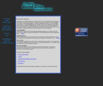 Bonddisc.com(Bond Disc) Screenshot