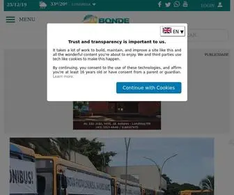 Bonde.com.br(O seu Portal de Notícias do Paraná) Screenshot