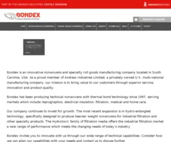 Bondexinc.com(Bondex) Screenshot