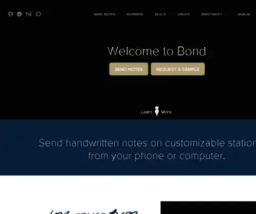 Bondgifts.com(BOND) Screenshot