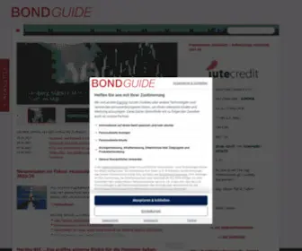 Bondguide.de(Das Portal für Unternehmensanleihen) Screenshot