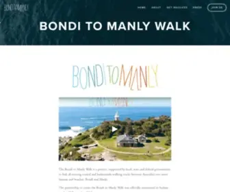 Bonditomanly.com(The Bondi to Manly Walk) Screenshot