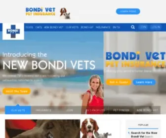 Bondivet.com(Bondi Vet) Screenshot