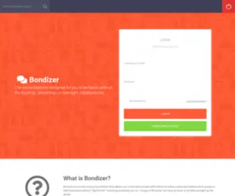 Bondizer.com(Social Platform for free speech) Screenshot