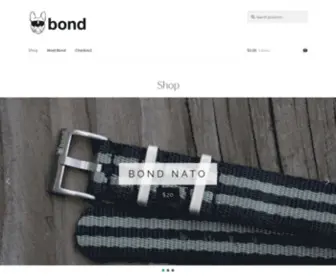 Bondnatostraps.com(Bond Nato Straps) Screenshot