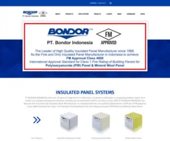 Bondor.co.id(Bondor Indonesia) Screenshot