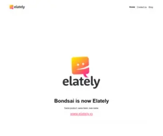 Bondsai.io(Bondsai is now Elately) Screenshot