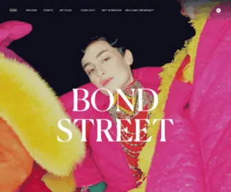 Bondstreet.co.uk(The home of luxury shopping in London. Bond Street) Screenshot