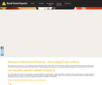 Bondstreetexport.co.za(Bondstreetexport) Screenshot