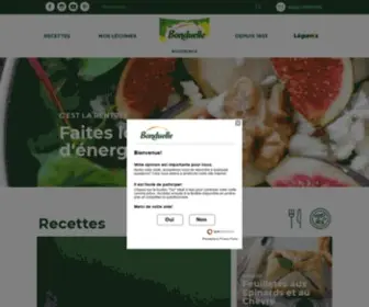 Bonduelle.fr(Source d'envie de legumes & recettes de cuisine) Screenshot