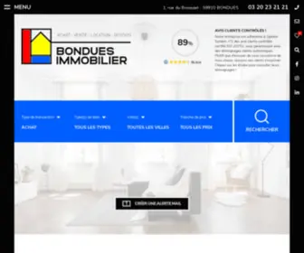 Bonduesimmobilier.fr(Bondues Immobilier) Screenshot