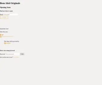 Bone-Idol.com(bone idol) Screenshot
