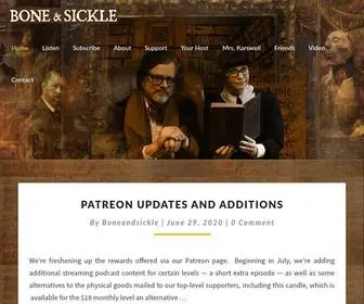 Boneandsickle.com(Bone and Sickle) Screenshot