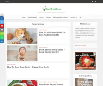 Bonebrothsouprecipe.com(Bone Broth Soup Recipe) Screenshot