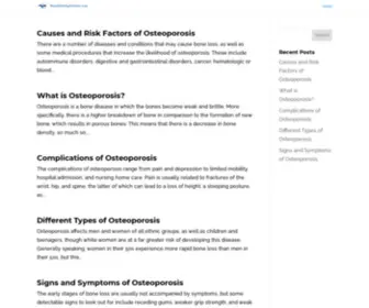 Bonedensitysolution.com(The Bone Density Solution) Screenshot