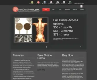 Bonedensitytutor.com(Bone Density Tech Registry Review Training Online) Screenshot