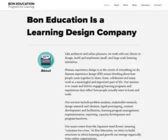 Boneducation.com(Bon Education) Screenshot