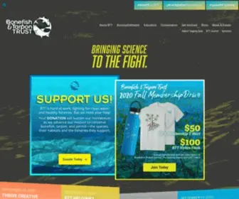 Bonefishtarpontrust.org(Bonefish & Tarpon Trust) Screenshot