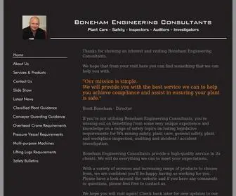 Bonehamengineeringconsultants.com(Boneham Engineering Consultants) Screenshot